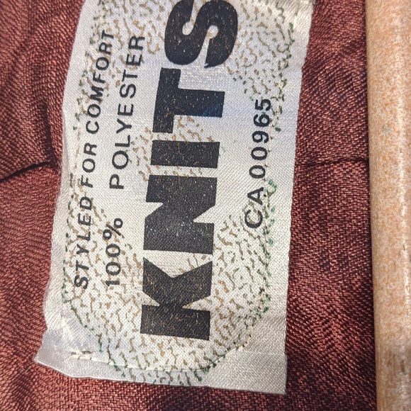 Vintage 70's checked polyester blazer - Picture 4 of 7